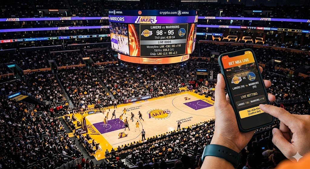 Cược bóng rổ FLY88 NBA kèo live theo từng hiệp