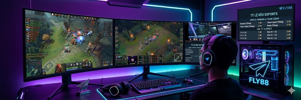 Cược esports FLY88 Dota 2 LOL 30 giải đấu quốc tế