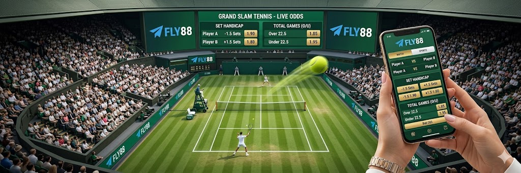 Cược tennis FLY88 kèo Grand Slam ATP WTA chi tiết