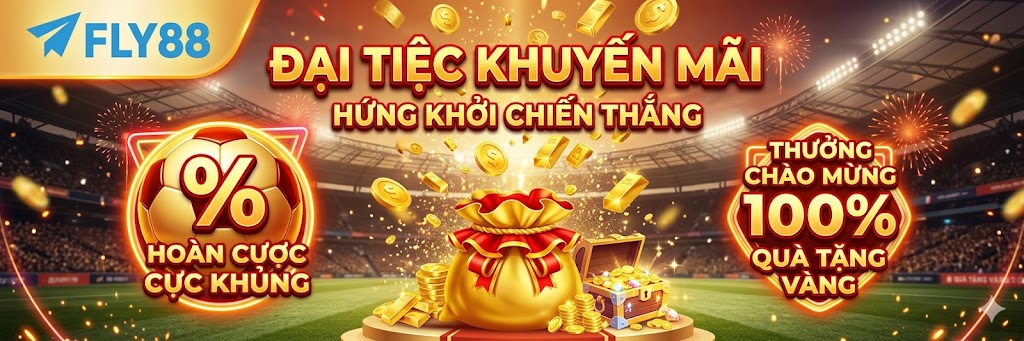 Khuyến mãi thể thao FLY88 bonus hoàn cược ưu đãi hấp dẫn 2026