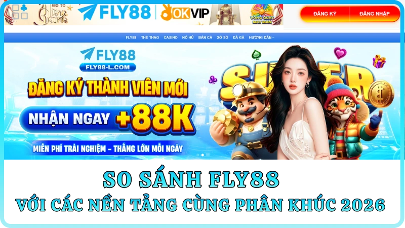 So sánh Fly88 với đối thủ cùng phân khúc 2026 – PAGCOR, BMM Testlabs, KYC/AML, rút tiền tự động 1–3 phút